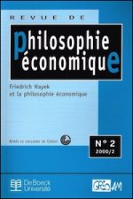 Friedrich Hayek et la philosophie économique