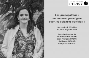 Photo du colloque "Les propagations : un nouveau paradigme pour les sciences sociales ?" (2025)