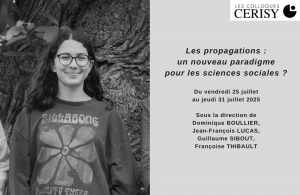 Photo du colloque "Les propagations : un nouveau paradigme pour les sciences sociales ?" (2025)
