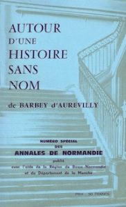 Autour d'Une histoire sans nom de Barbey d'Aurevilly